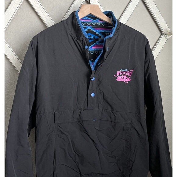 Chubbies Men’s L Reversible 1/2 Zip Fleece Jacket Southwestern/Aztec - Picture 4 of 14